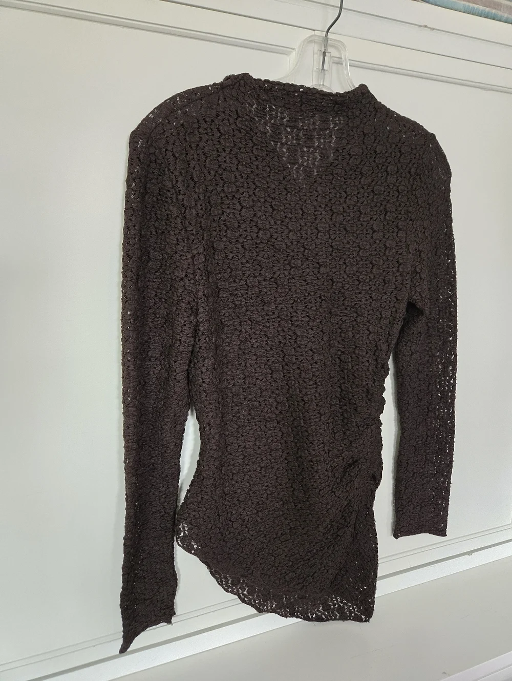 NWT Anthropologie Brown Lace Top - Picture 2 of 6